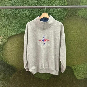 Vintage Whistler Blackcomb 1/4  Zip Sweatshirt Large